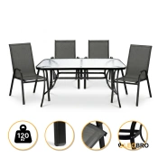 Комплект садовой мебели LEOBRO Comfort 4 кресла + большой столик (LB-1055)