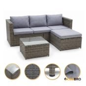 Комплект садовой мебели LEOBRO Lounge Set 3-в-1 (LB-1057)