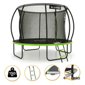 Батут з внутрішньою захисною сіткою 374 см LEOBRO Premium Pro 12FT GREEN (LB-1101)