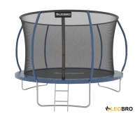 Батут із внутрішньою захисною сіткою 252 см LEOBRO Premium Pro 8FT BLUE