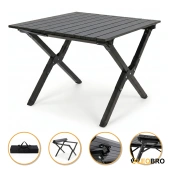 Розкладний туристичний стіл LEOBRO Camp Black M (LB-1066)