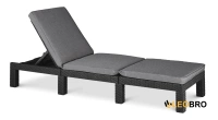 Шезлонг Keter DAYTONA DELUXE (Графіт) (3179)