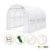 Садова теплиця парник LEOBRO Garden 6м2 White (LB-G101-WHT)