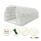 Садова теплиця парник LEOBRO Garden 18м2 White (LB-G105-WHT)