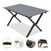 Міцний розкладний туристичний стіл LEOBRO Camp Black L (LB-1068)