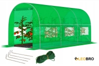 Садова теплиця з вікнами FunFit Garden 6m2 = 300*200*200 (Зелена) (1480)