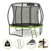 Батут с внутренней защитной сеткой 252 см LEOBRO Premium Pro 8FT GREEN (LB-1099)