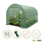Усиленная садовая теплица парник LEOBRO Garden 10м2 Green (LB-G106-GRN)